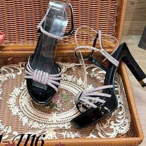 H6181-H16 QUAI NƠ NGANG ĐÁ/SZ38/ĐEN