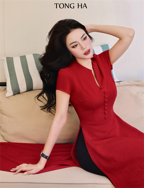 Áo Tiệp Trân Đỏ