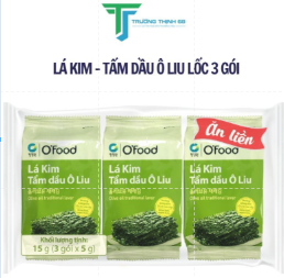 Lá Kim Tẩm Dầu Oliv 5g lốc 2(KM 2+1) * 24 lốc