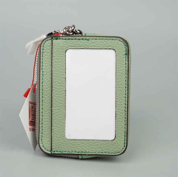 Ví Coach xanh kèm xích +