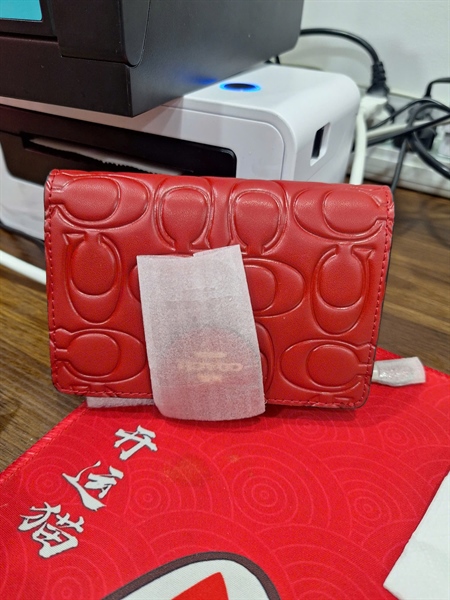 Ví Coach đỏ +