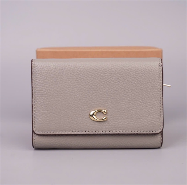 Ví Coach màu xám +