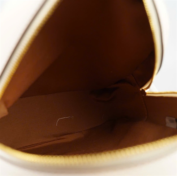 Balo Coach trắng họa tiết hoa +