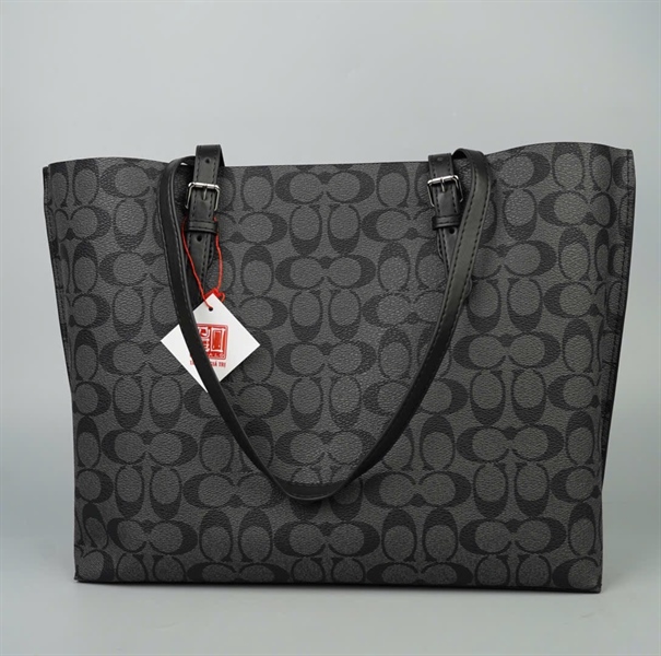 Túi Coach Tote đen sz34 +