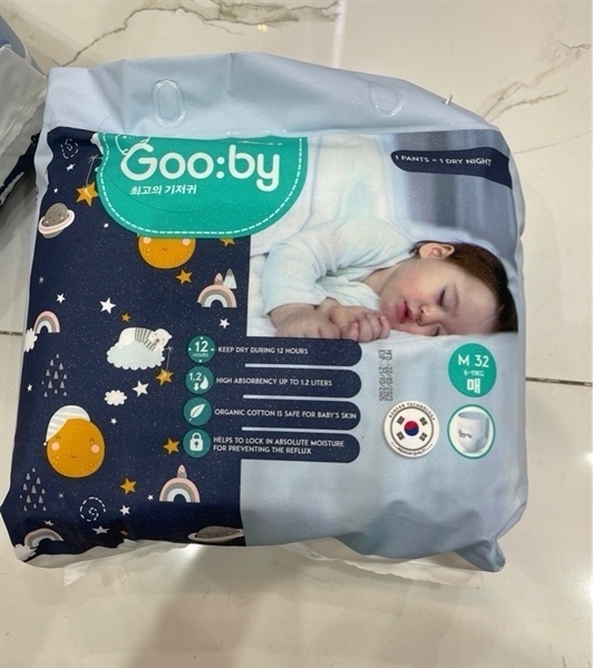 Bỉm Gooby đêm m 34 miếng