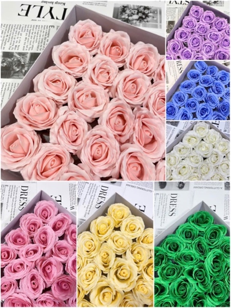 HOA HỒNG SÁP 7 LỚP