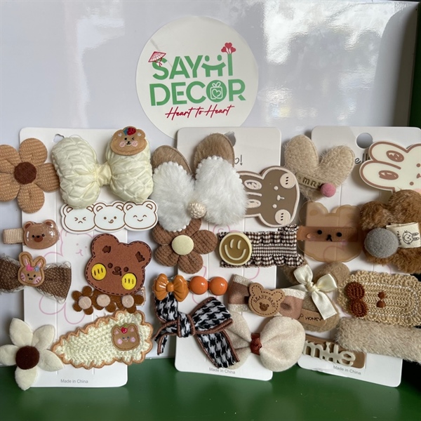 SET KẸP MÁI XINH XẮN mẫu 1