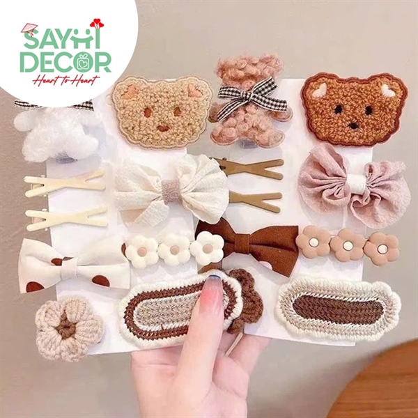 SET KẸP MÁI XINH XẮN mẫu 2