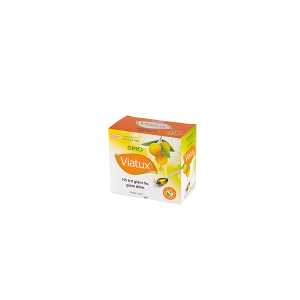 Siro giảm ho đau họng vị tắc Viatux Vietnat (h/25g/5ml)