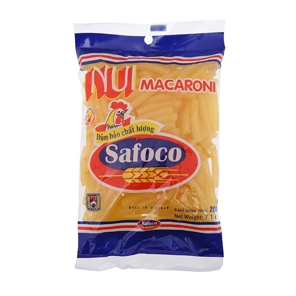 Nui ống lớn Safoco 200g