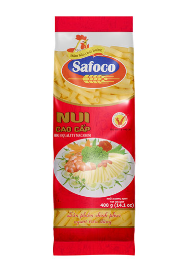 Nui ống lớn cao cấp Safoco 400g