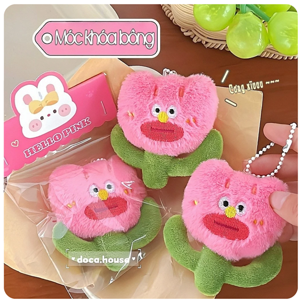 Móc khóa bông Tulip