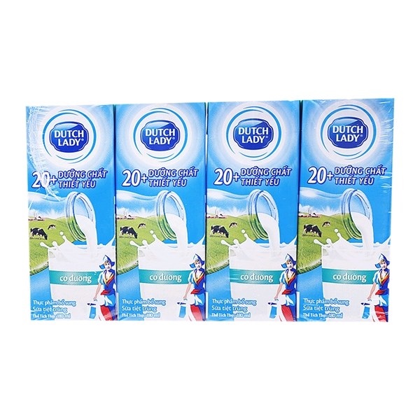 Sữa Cô Gái Hà Lan có đường hộp 180ml
