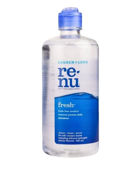 Nước ngâm lens Renu - Nước ngâm kính áp tròng Renu - Renu solution - Bausch & Lomb - USA