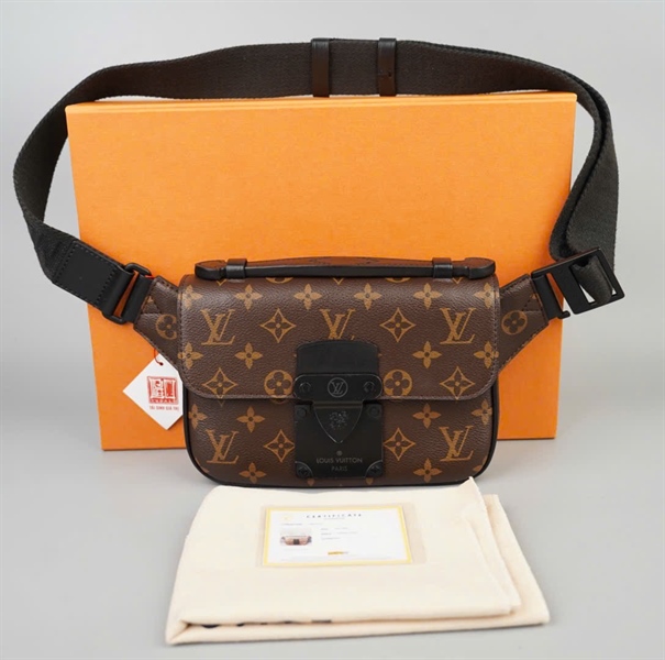 Túi LV S-Lock belt hoa nâu sz21 KG+