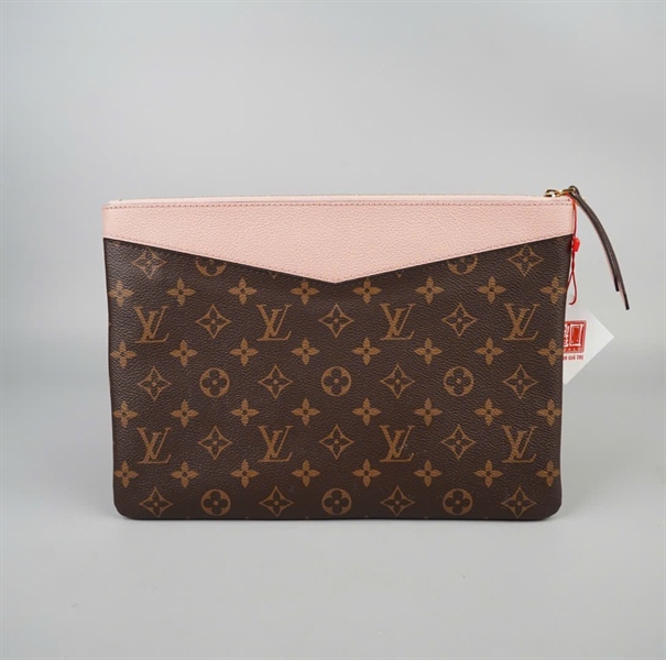 Túi LV Clutch hoa nâu (TN0199) sz29 +