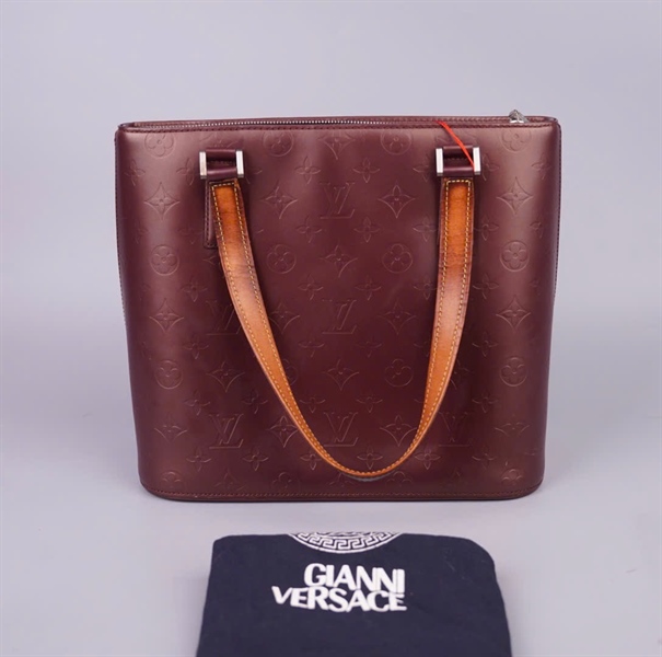 Túi LV Tote hoa nâu sz27 KG+