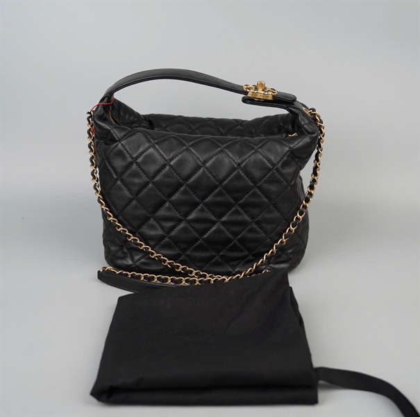 Túi Chanel Hobo đen (29625369) sz23 +