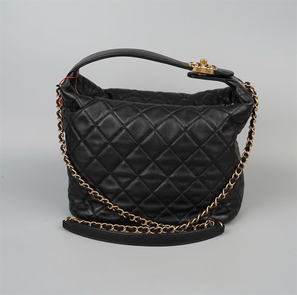Túi Chanel Hobo đen (29625369) sz23 +