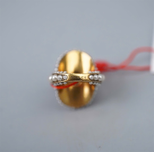 Nhẫn GG ngọc trai KG+