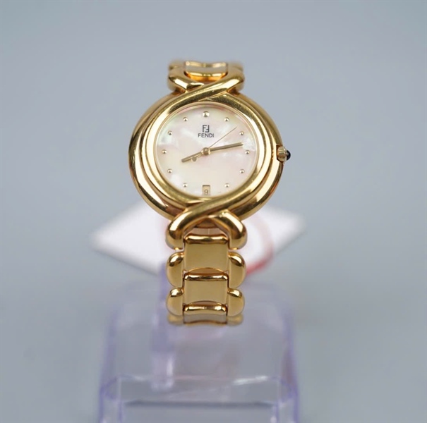 Đồng hồ Fendi vàng kèm mắt đh KG+