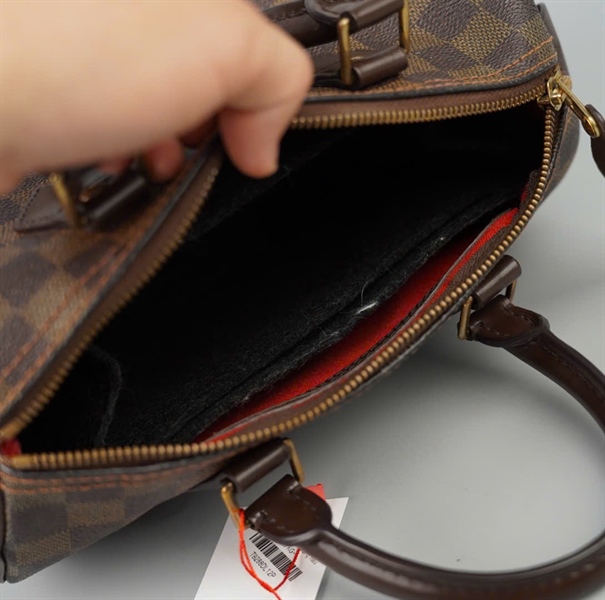 Túi LV Speedy ô vuông nâu sz25 KG+