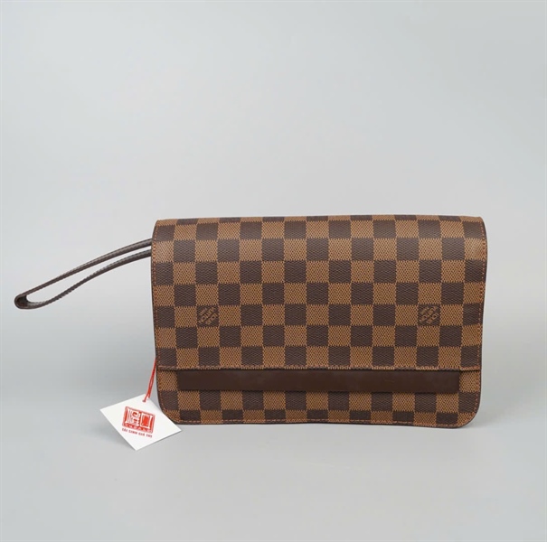 Túi LV Clutch ô vuông nâu sz24 (SN0029) +