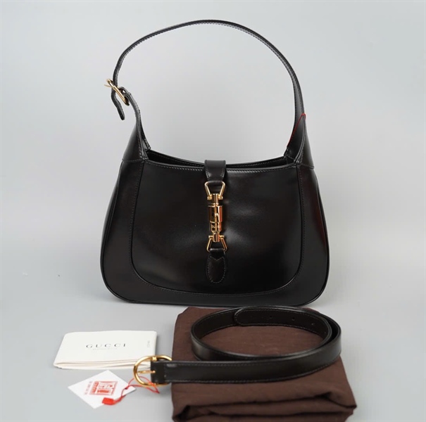 Túi GG Jackie 1961 đen (636709-486628) sz27 +