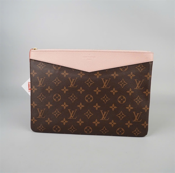 Túi LV Clutch hoa nâu (TN0199) sz29 +