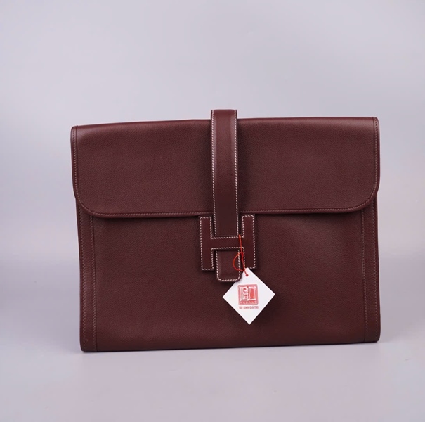Túi Hermes Clutch nâu sz33 KG+