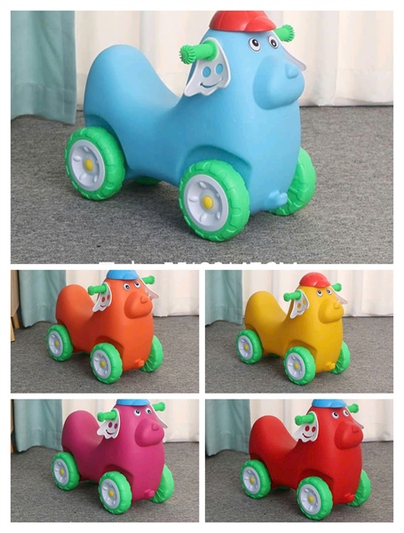 Chòi chân chú chó ĐỘI MŨ/ Kids Rider