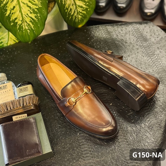 Giày Loafer Mũi Tròn - Khoá