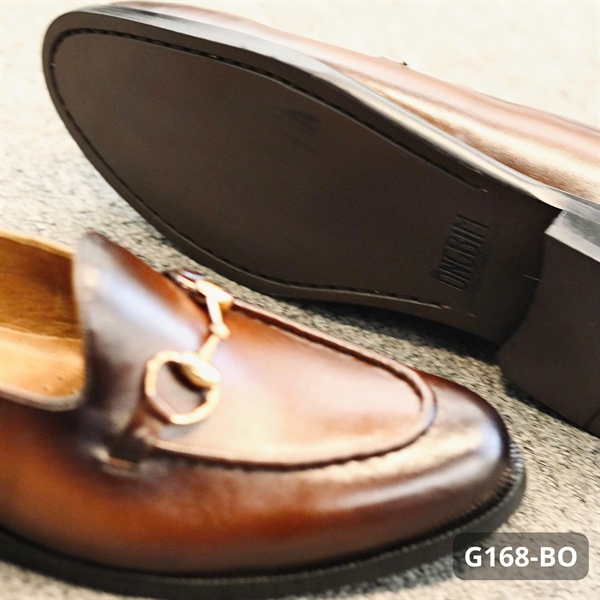 GIÀY LOAFER PHỐI KHÓA ĐẾ KHÂU MCKAY