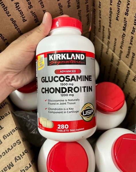 Viên uống bổ sung Kirkland glucosamin + chodroitin 280V Mỹ