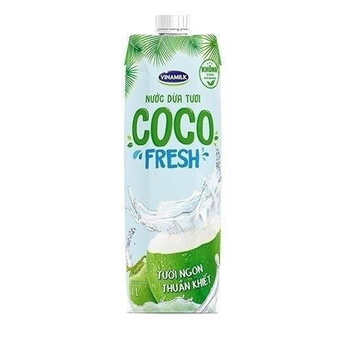 Nước Dừa Tươi Vinamilk 1L | 新鮮なココナッツウォーター | Coco Fresh 1L