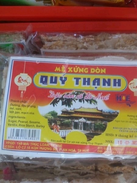Mè xửng giòn quý thạnh
