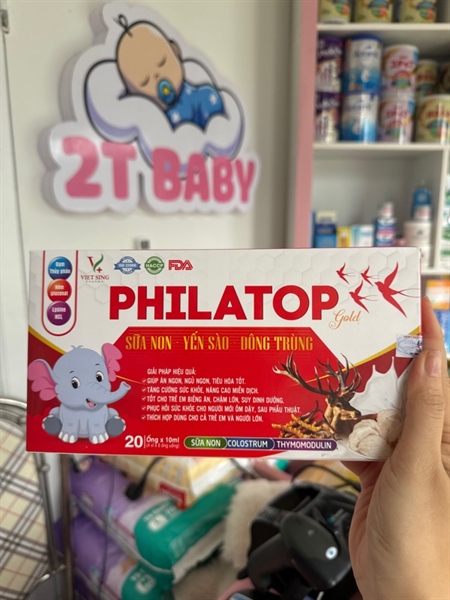 Philatop sữa non yến sào Đông trùng hộp