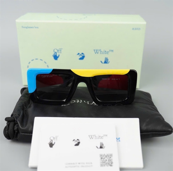 Kính Off White đen vàng xanh OERI080 1007 (50-24-145) KG+