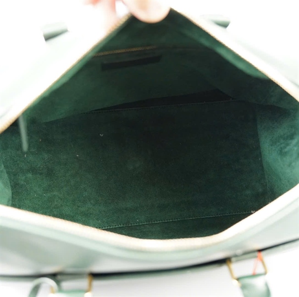 Túi YSL Speedy xanh đậm (322049 002058) sz30 KG+