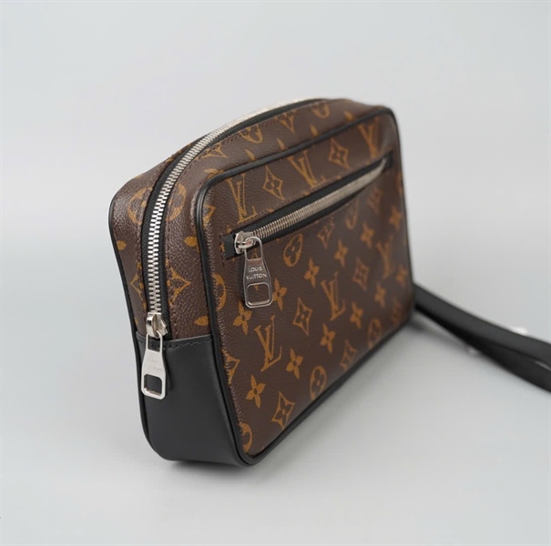 Túi LV Clutch hoa nâu sz24 KG+