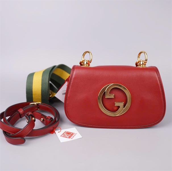 Túi GG Blondie đỏ 2 strap sz21 KG+