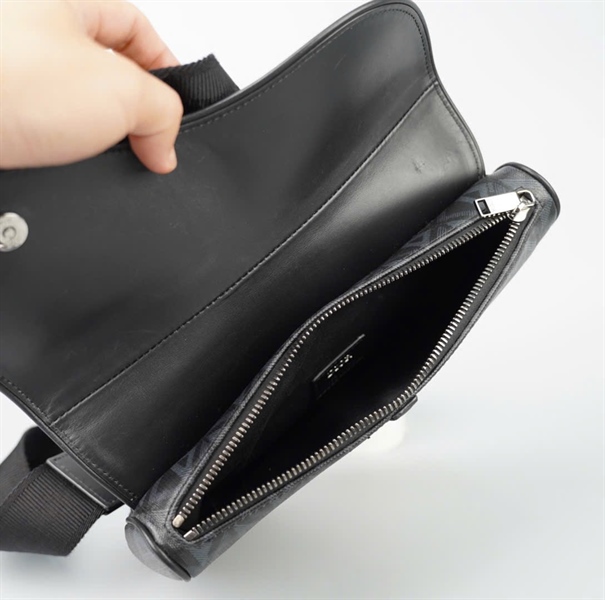 Túi Dior Saddle đen (16-BO-0262) sz27 KG+