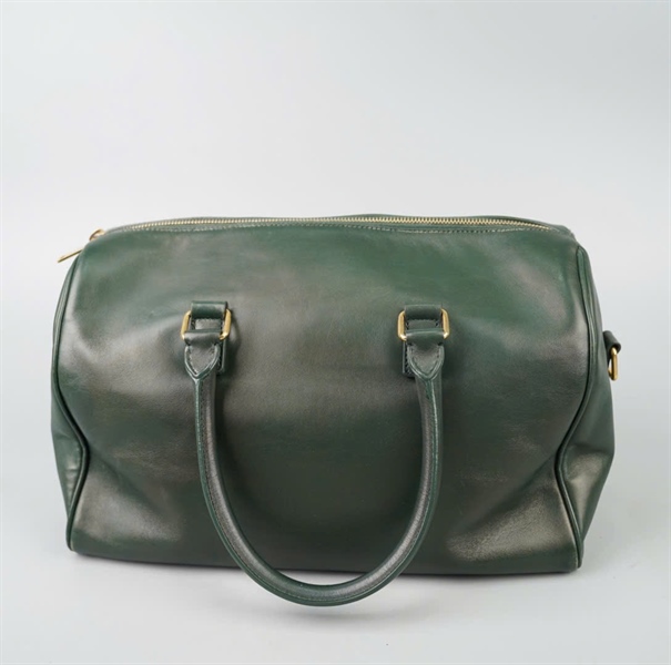 Túi YSL Speedy xanh đậm (322049 002058) sz30 KG+