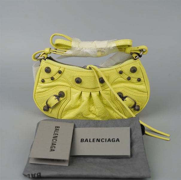 Túi Balenciaga Le Cagole xanh sz21 KG+