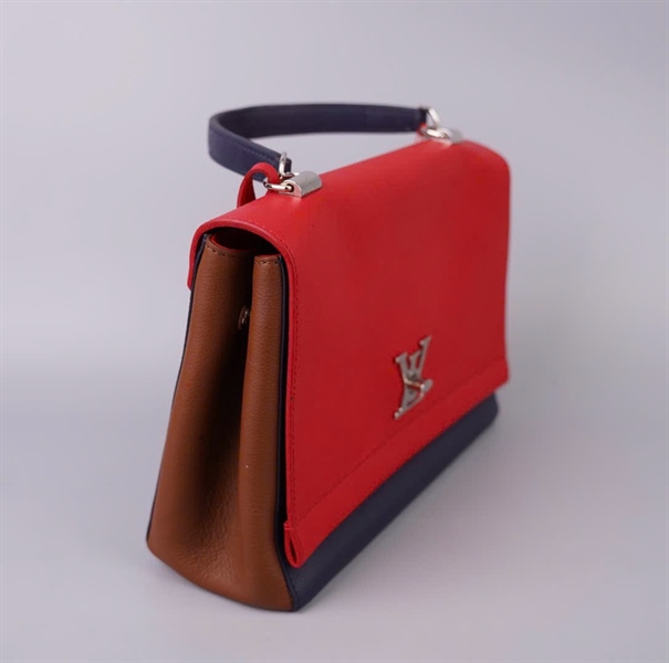 Túi LV Lockme đỏ phối xanh sz28 KG+