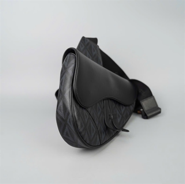 Túi Dior Saddle đen (16-BO-0262) sz27 KG+