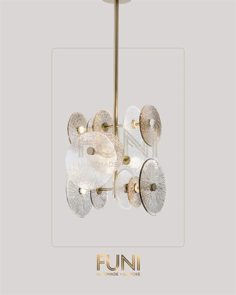Đèn treo Socas | Thuỷ tinh, Hợp kim