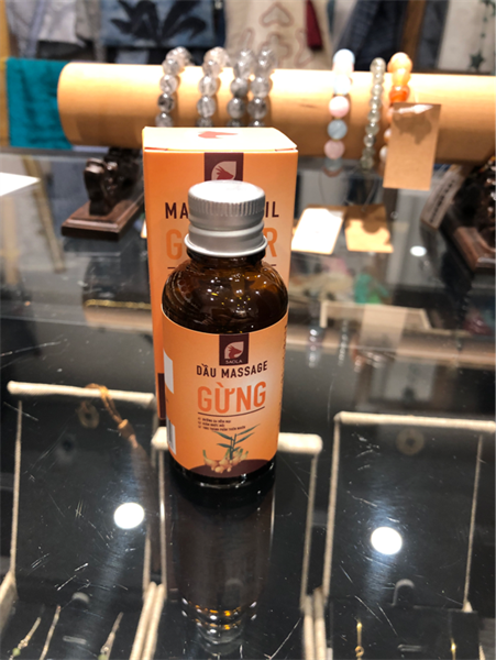 SAOLA DẦU MASAGE GỪNG 30ML ジンジャーマッサージオイル