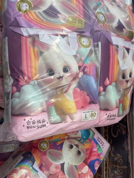 Bỉm tã quần sunsum thỏ L80
