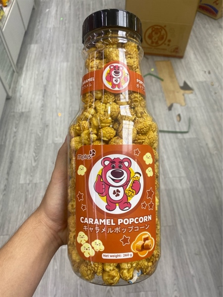 Bắp Rang Caramel Popcorn Chai 260gr